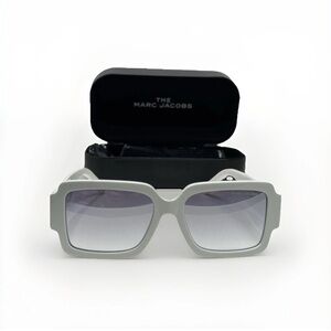 NEW MARC JACOBS MJ693S-HYMIC-White Sunglasses Size 55-17-145 With Case